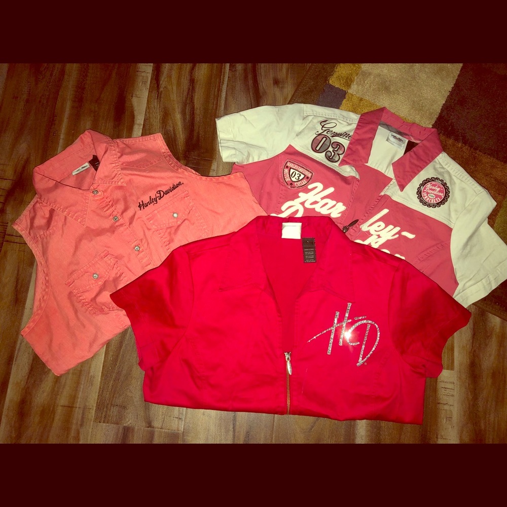 Authentic Harley Davidson tops